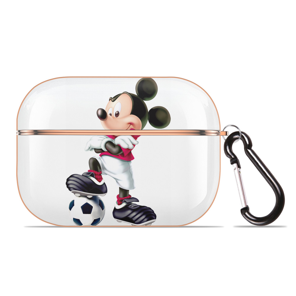 （画像用） ミッキーマウス Mickey Mouse 【AirPods Pro用】ハードシェル保護ケース｜耐衝撃・防指紋・カラビナ付き商品仕様