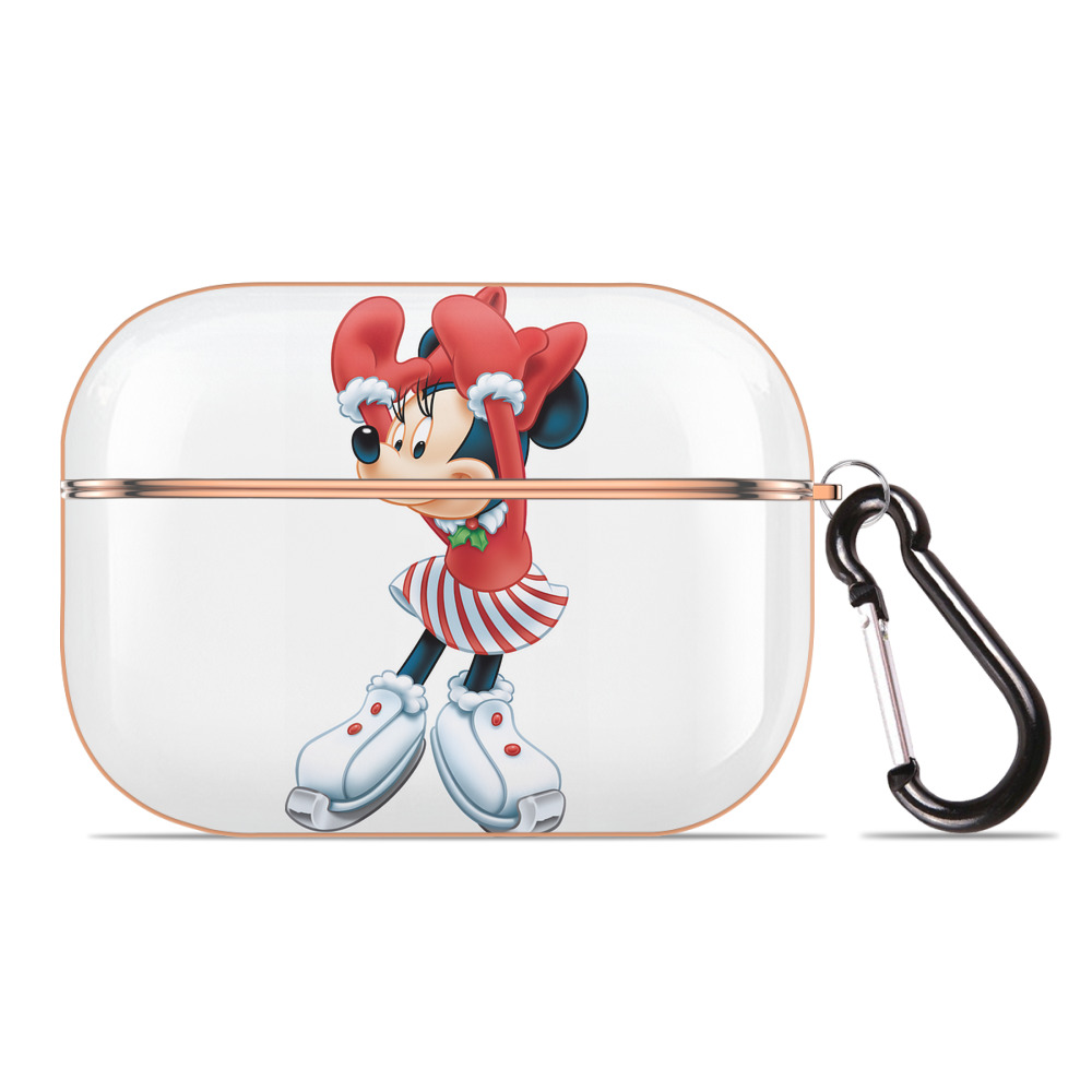 （画像用） ミッキーマウス Mickey Mouse 【AirPods Pro用】ハードシェル保護ケース｜耐衝撃・防指紋・カラビナ付き商品仕様