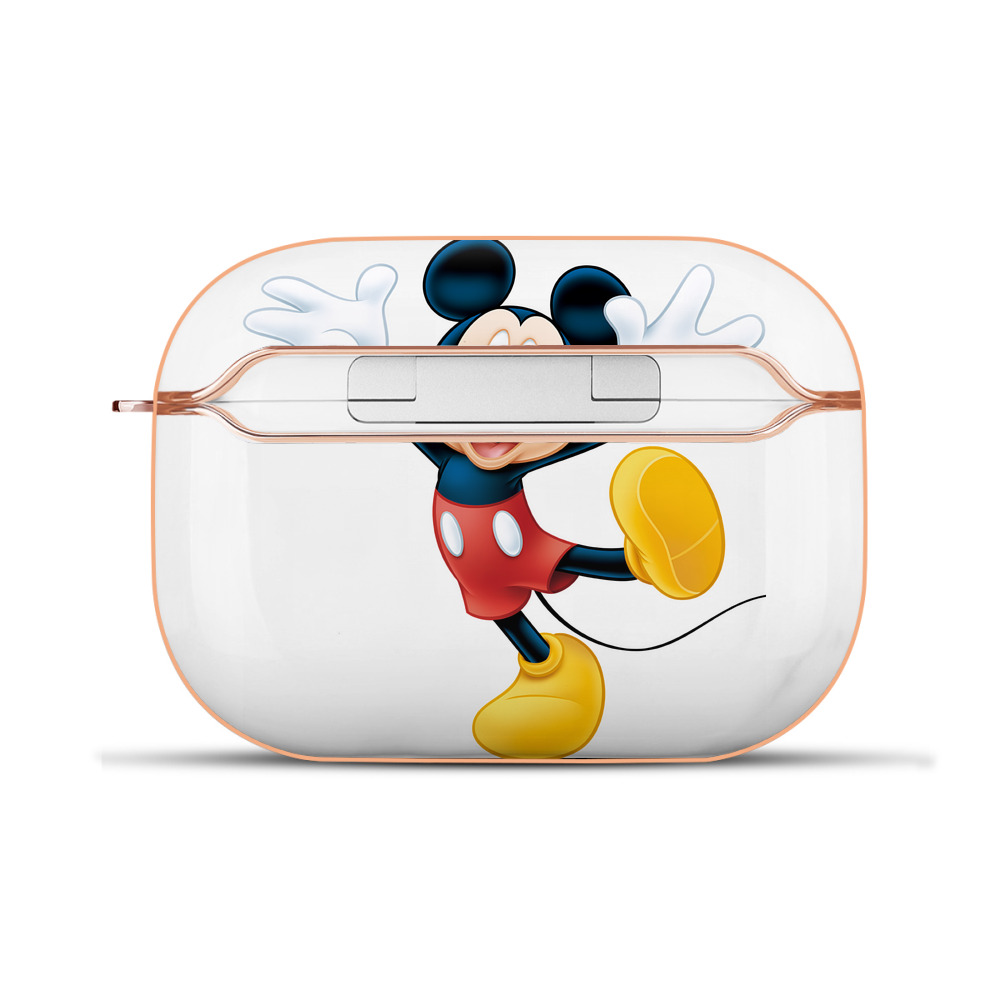 （画像用） ミッキーマウス Mickey Mouse 【AirPods Pro用】ハードシェル保護ケース｜耐衝撃・防指紋・カラビナ付き商品仕様