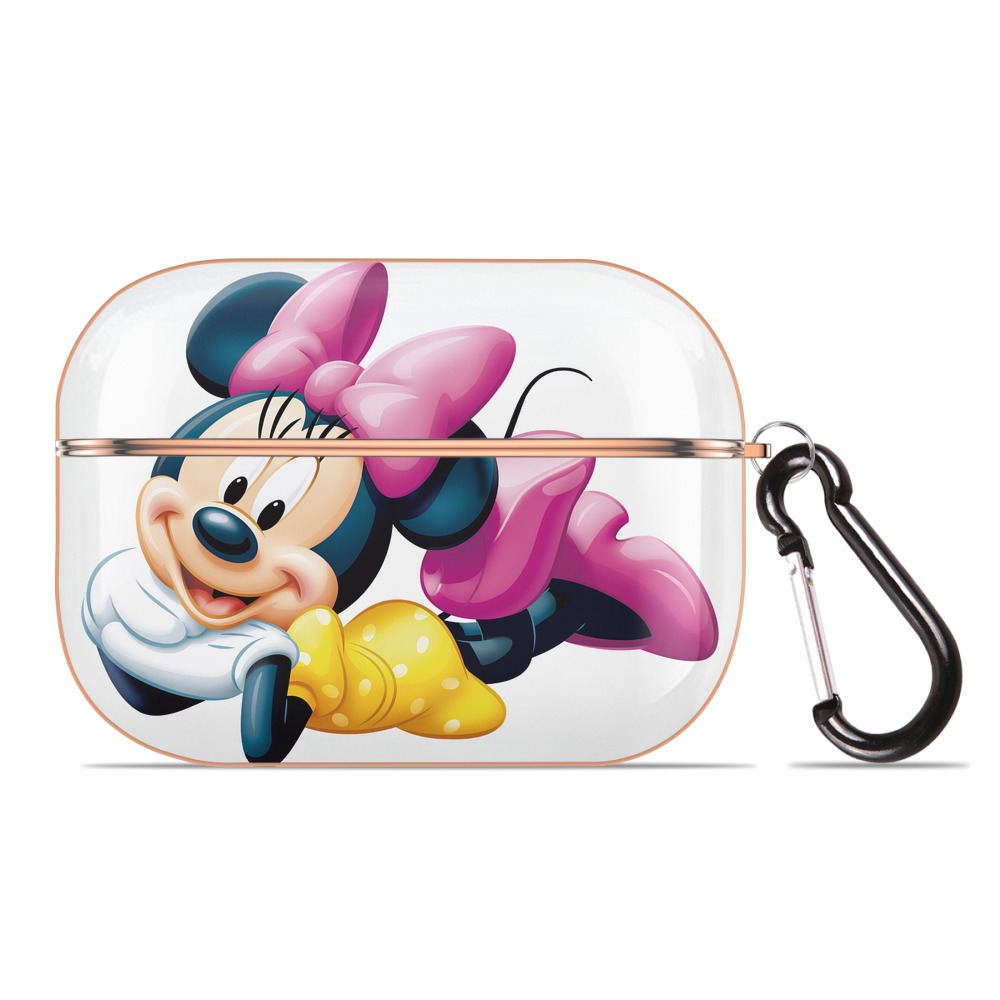 （画像用） ミッキーマウス Mickey Mouse 【AirPods Pro用】ハードシェル保護ケース｜耐衝撃・防指紋・カラビナ付き商品仕様