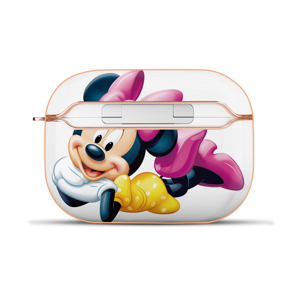 （画像用） ミッキーマウス Mickey Mouse 【AirPods Pro用】ハードシェル保護ケース｜耐衝撃・防指紋・カラビナ付き商品仕様