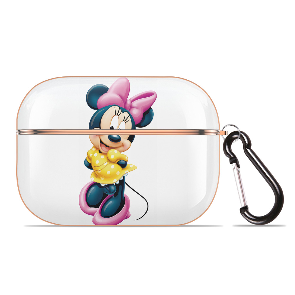 （画像用） ミッキーマウス Mickey Mouse 【AirPods Pro用】ハードシェル保護ケース｜耐衝撃・防指紋・カラビナ付き商品仕様