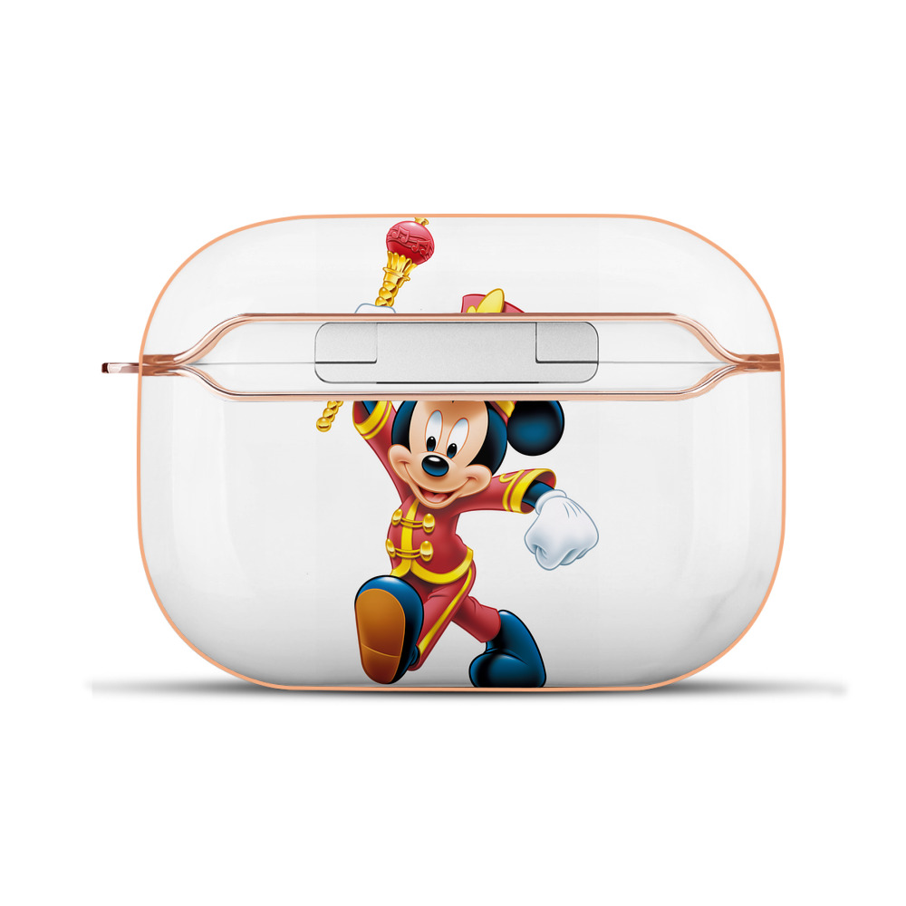 （画像用） ミッキーマウス Mickey Mouse 【AirPods Pro用】ハードシェル保護ケース｜耐衝撃・防指紋・カラビナ付き商品仕様