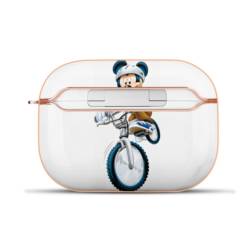 （画像用） ミッキーマウス Mickey Mouse 【AirPods Pro用】ハードシェル保護ケース｜耐衝撃・防指紋・カラビナ付き商品仕様