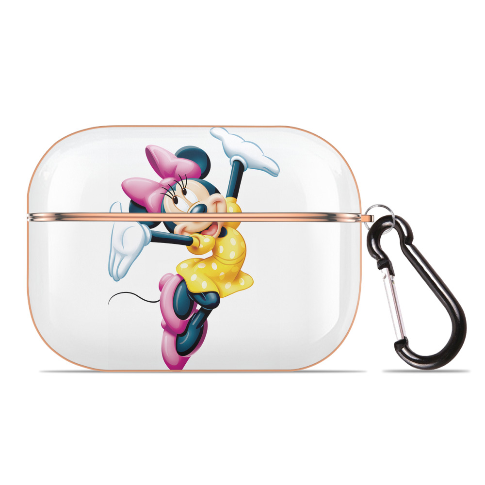 （画像用） ミッキーマウス Mickey Mouse 【AirPods Pro用】ハードシェル保護ケース｜耐衝撃・防指紋・カラビナ付き商品仕様