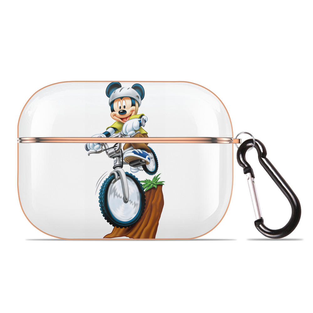 （画像用） ミッキーマウス Mickey Mouse 【AirPods Pro用】ハードシェル保護ケース｜耐衝撃・防指紋・カラビナ付き商品仕様
