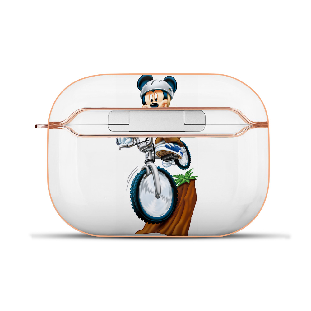 （画像用） ミッキーマウス Mickey Mouse 【AirPods Pro用】ハードシェル保護ケース｜耐衝撃・防指紋・カラビナ付き商品仕様