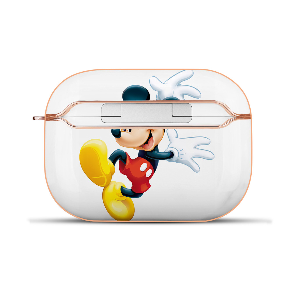 （画像用） ミッキーマウス Mickey Mouse 【AirPods Pro用】ハードシェル保護ケース｜耐衝撃・防指紋・カラビナ付き商品仕様