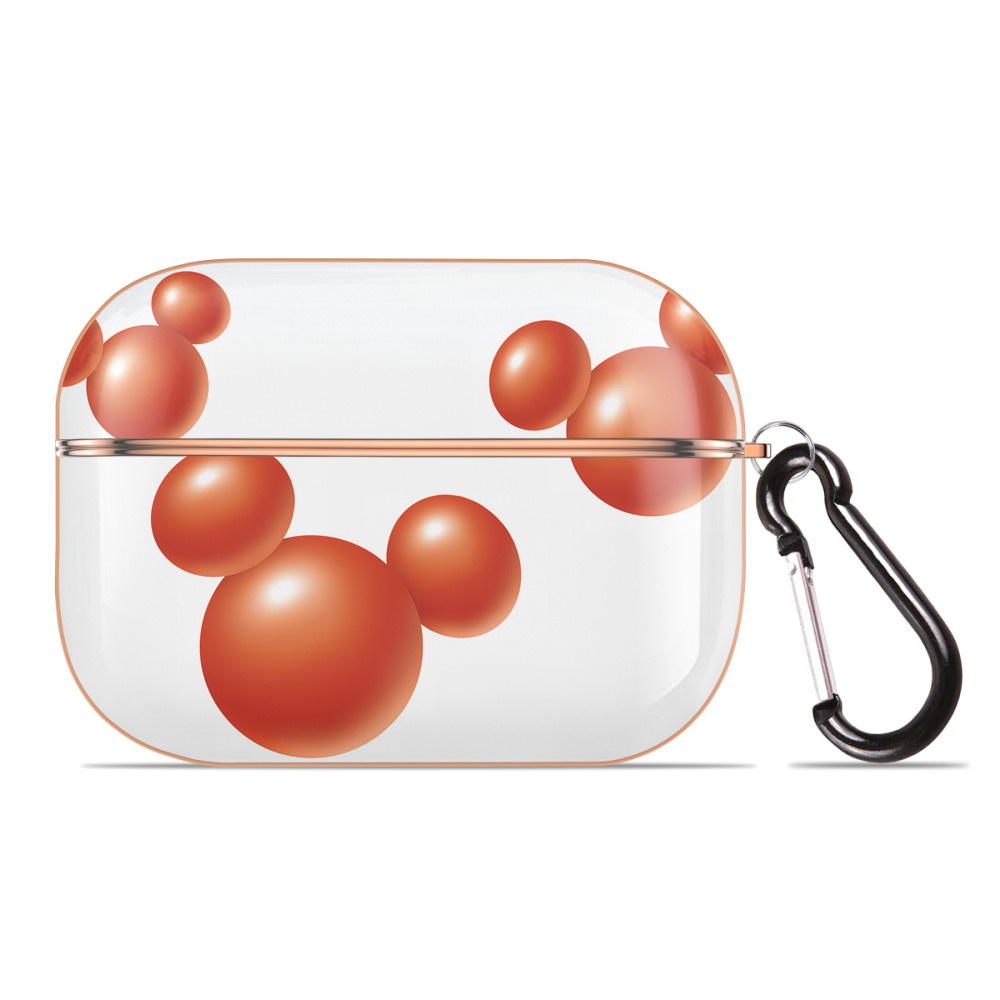 （画像用） ミッキーマウス Mickey Mouse 【AirPods Pro用】ハードシェル保護ケース｜耐衝撃・防指紋・カラビナ付き商品仕様