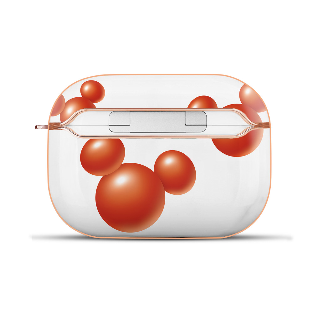 （画像用） ミッキーマウス Mickey Mouse 【AirPods Pro用】ハードシェル保護ケース｜耐衝撃・防指紋・カラビナ付き商品仕様
