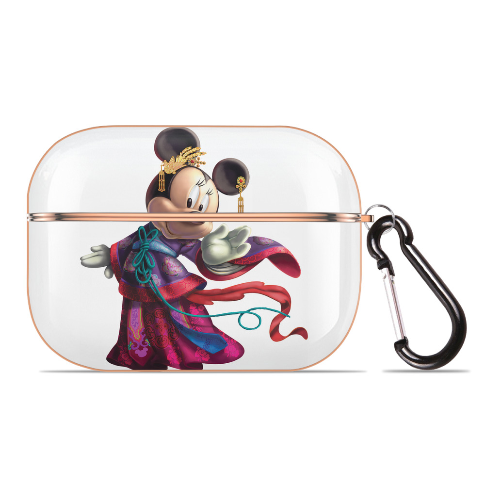 （画像用） ミッキーマウス Mickey Mouse 【AirPods Pro用】ハードシェル保護ケース｜耐衝撃・防指紋・カラビナ付き商品仕様