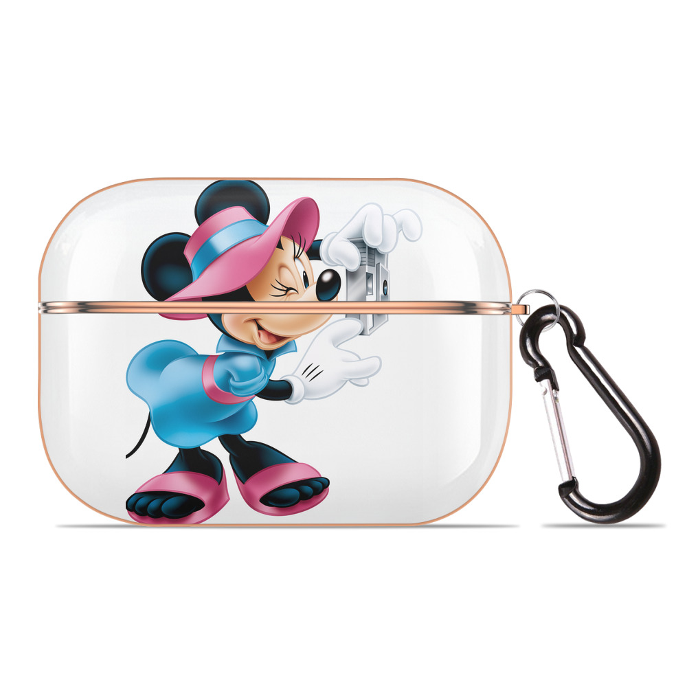 （画像用） ミッキーマウス Mickey Mouse 【AirPods Pro用】ハードシェル保護ケース｜耐衝撃・防指紋・カラビナ付き商品仕様