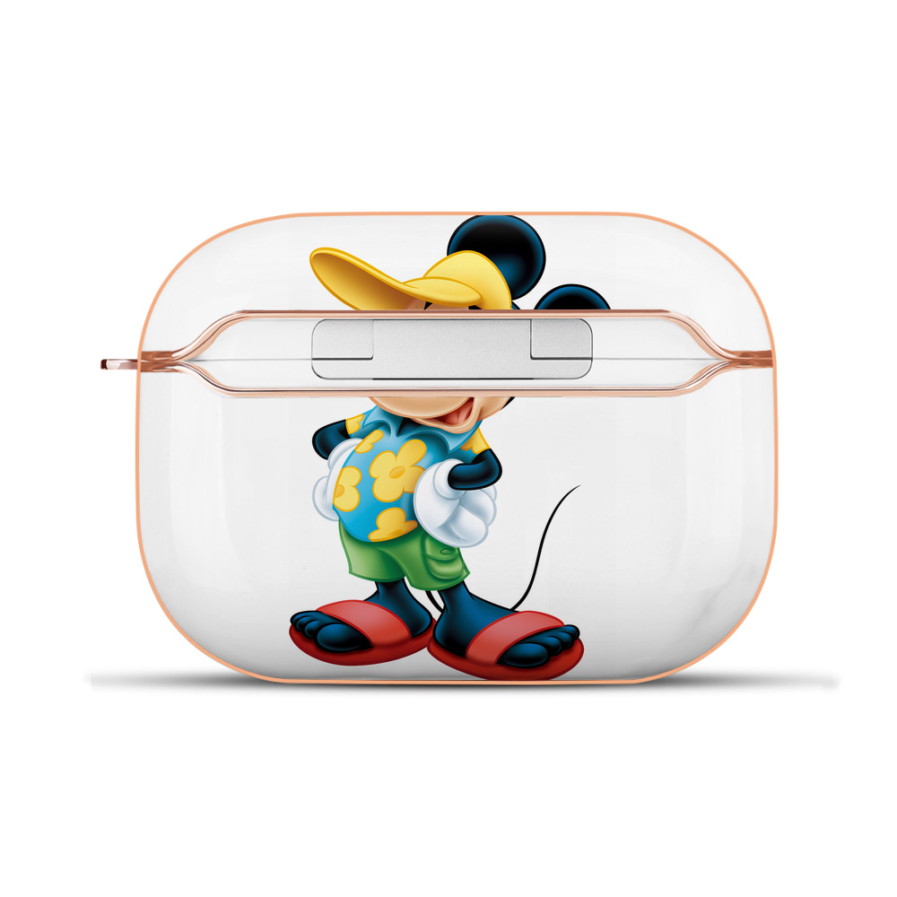 （画像用） ミッキーマウス Mickey Mouse 【AirPods Pro用】ハードシェル保護ケース｜耐衝撃・防指紋・カラビナ付き商品仕様