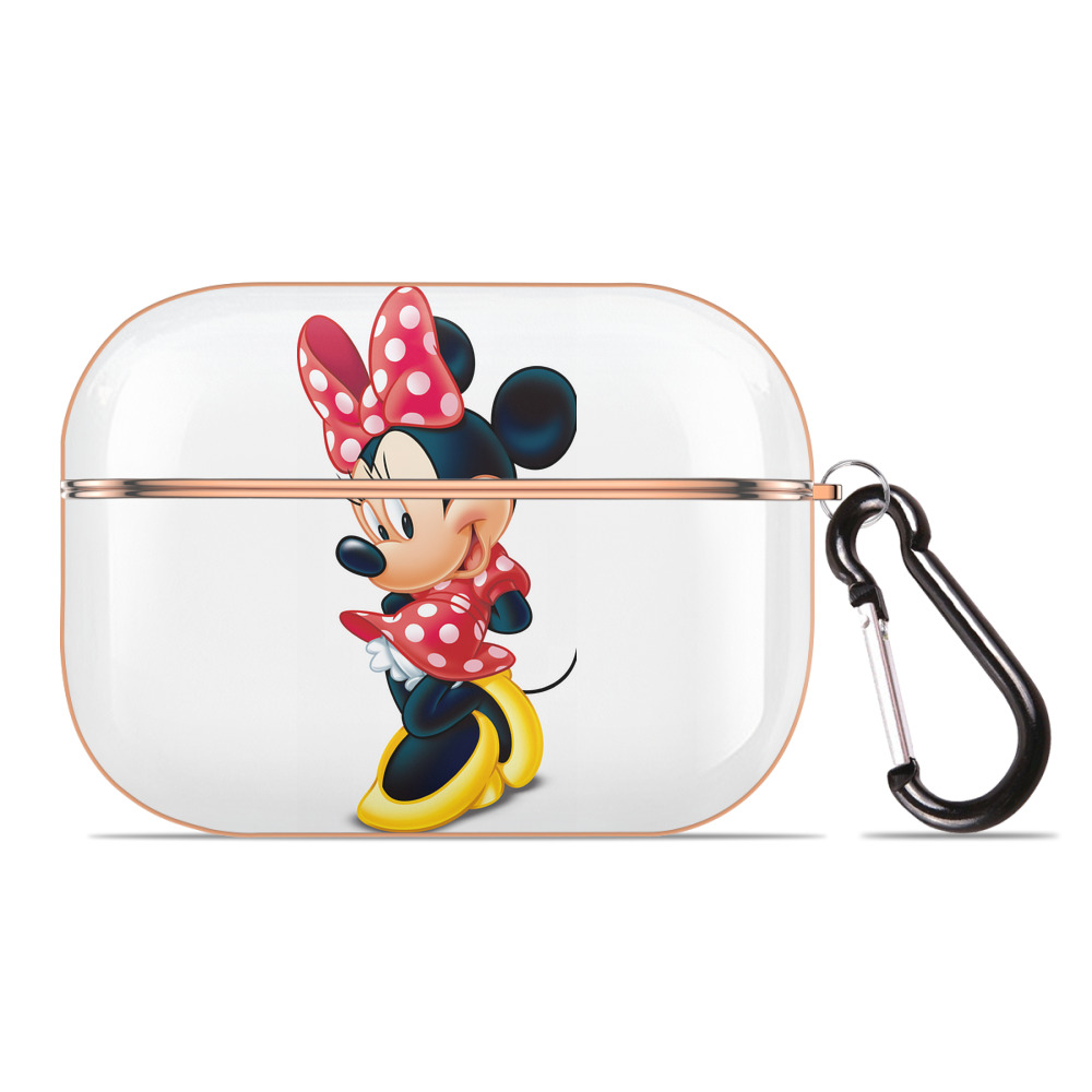 （画像用） ミッキーマウス Mickey Mouse 【AirPods Pro用】ハードシェル保護ケース｜耐衝撃・防指紋・カラビナ付き商品仕様