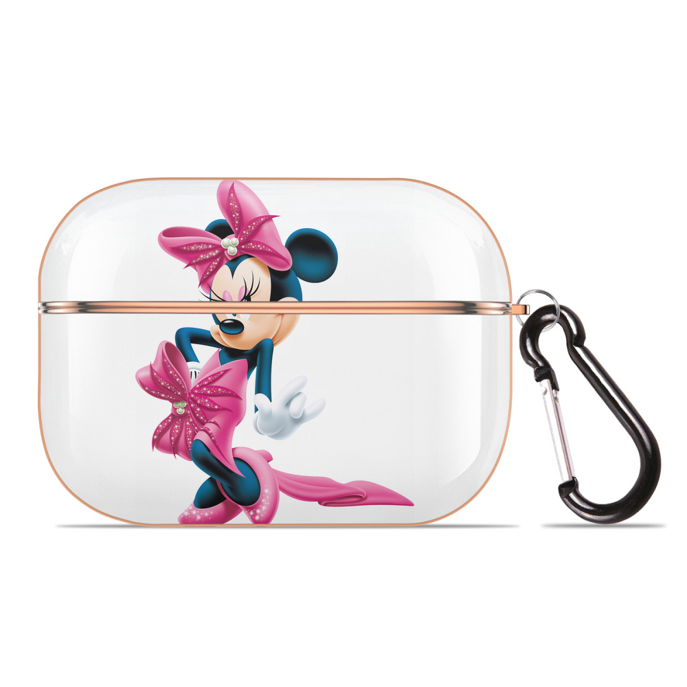 （画像用） ミッキーマウス Mickey Mouse 【AirPods Pro用】ハードシェル保護ケース｜耐衝撃・防指紋・カラビナ付き商品仕様