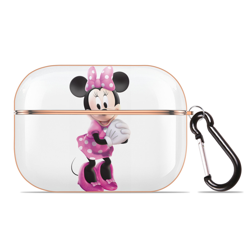 （画像用） ミッキーマウス Mickey Mouse 【AirPods Pro用】ハードシェル保護ケース｜耐衝撃・防指紋・カラビナ付き商品仕様