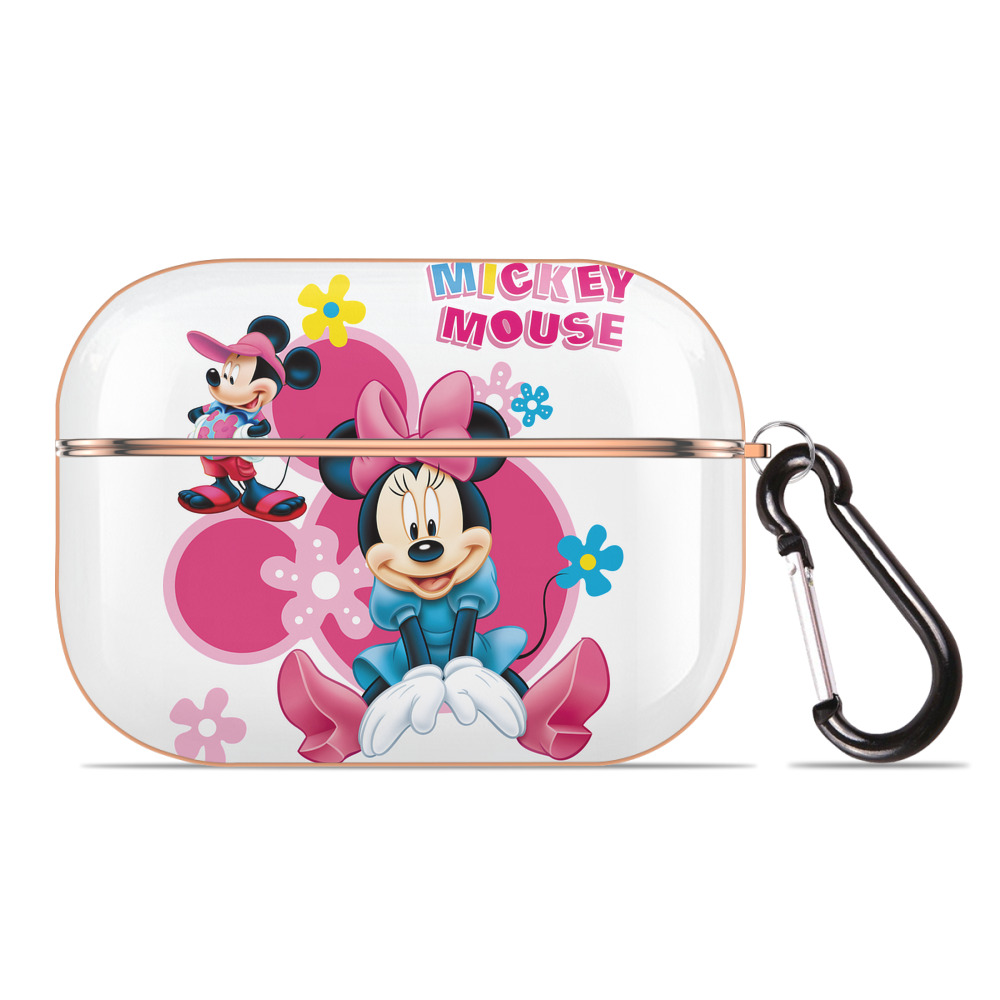 （画像用） ミッキーマウス Mickey Mouse 【AirPods Pro用】ハードシェル保護ケース｜耐衝撃・防指紋・カラビナ付き商品仕様