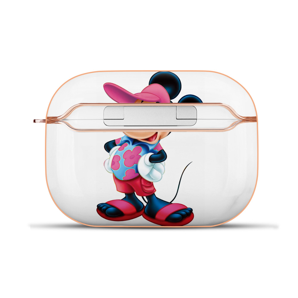 （画像用） ミッキーマウス Mickey Mouse 【AirPods Pro用】ハードシェル保護ケース｜耐衝撃・防指紋・カラビナ付き商品仕様