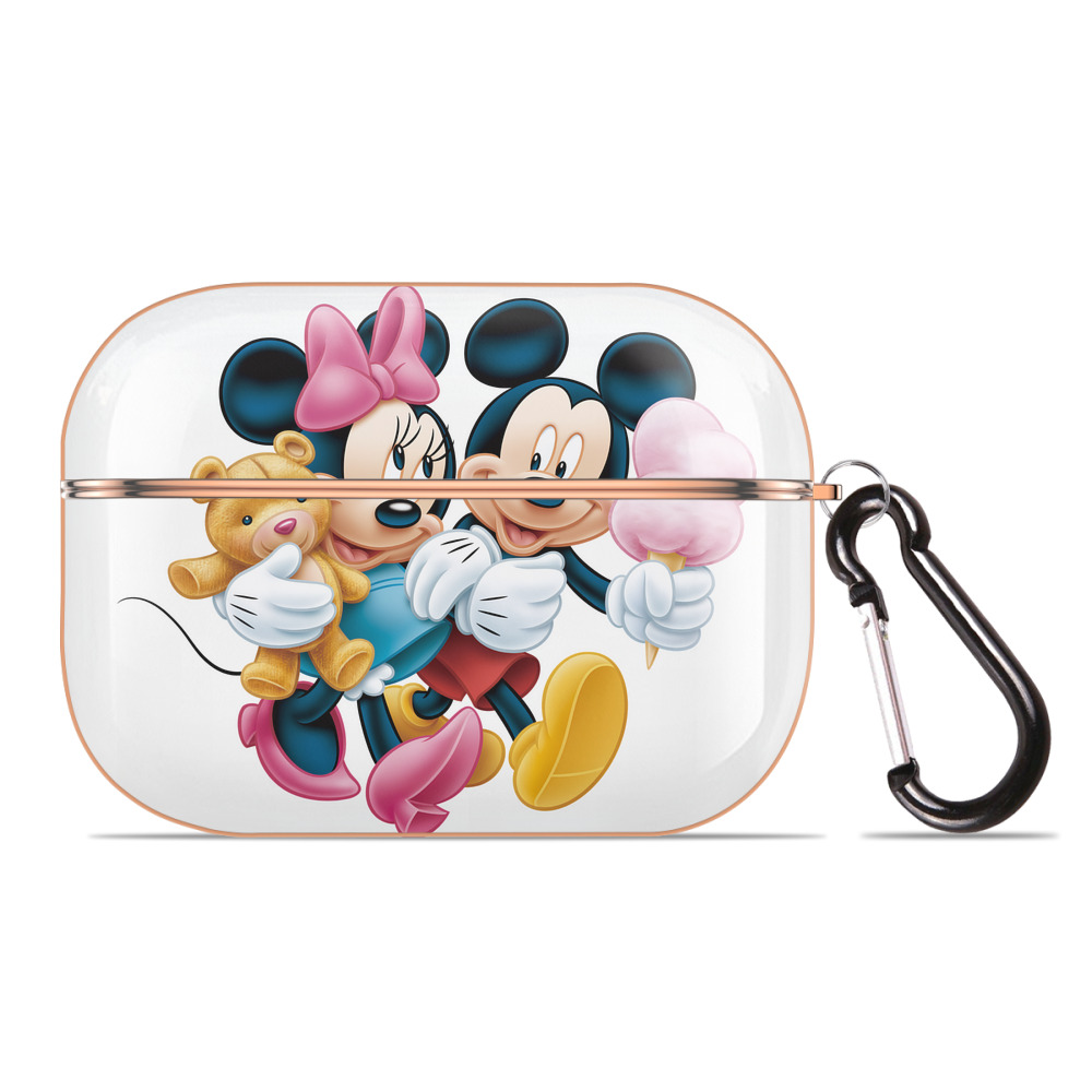 （画像用） ミッキーマウス Mickey Mouse 【AirPods Pro用】ハードシェル保護ケース｜耐衝撃・防指紋・カラビナ付き商品仕様