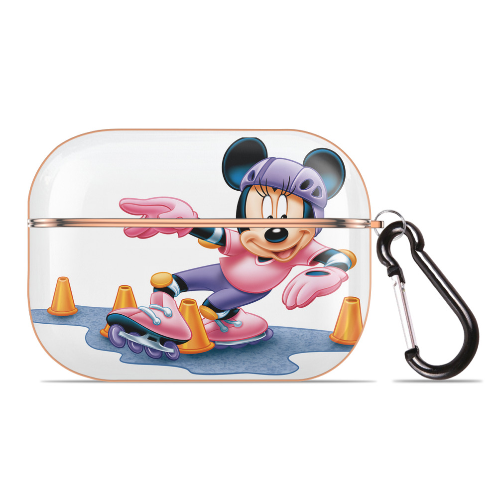 （画像用） ミッキーマウス Mickey Mouse 【AirPods Pro用】ハードシェル保護ケース｜耐衝撃・防指紋・カラビナ付き商品仕様