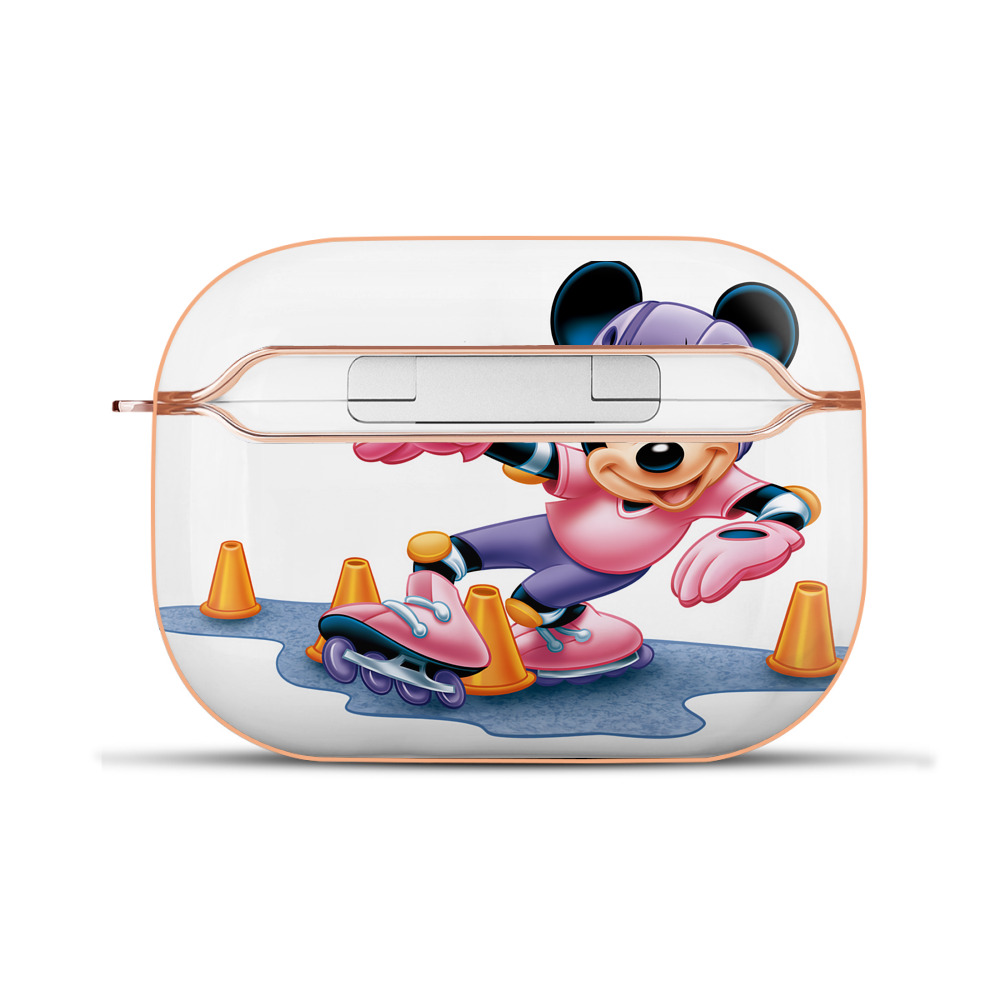（画像用） ミッキーマウス Mickey Mouse 【AirPods Pro用】ハードシェル保護ケース｜耐衝撃・防指紋・カラビナ付き商品仕様