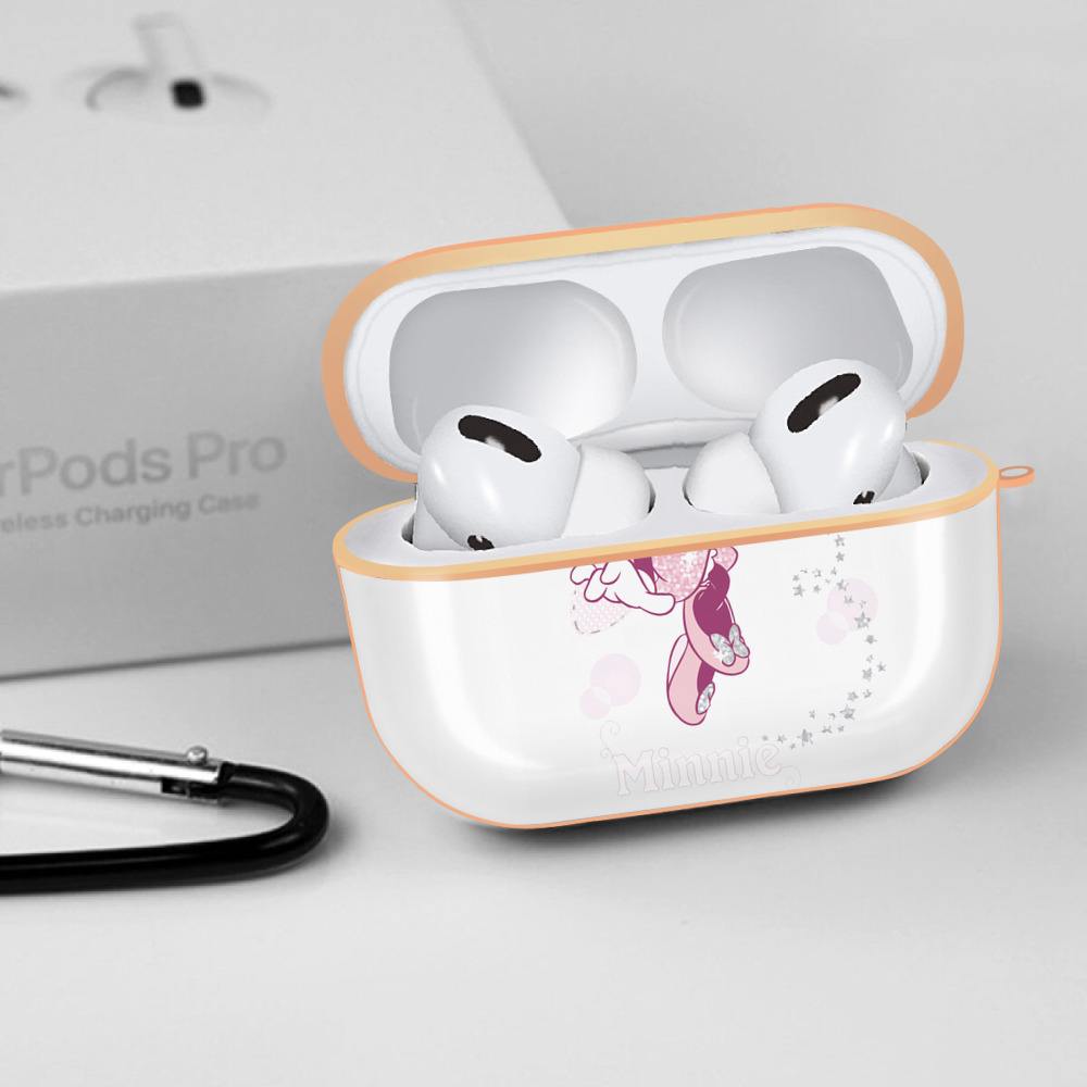 ミッキーマウス Mickey Mouse 【AirPods Pro用】ハードシェル保護ケース｜耐衝撃・防指紋・カラビナ付き商品仕様