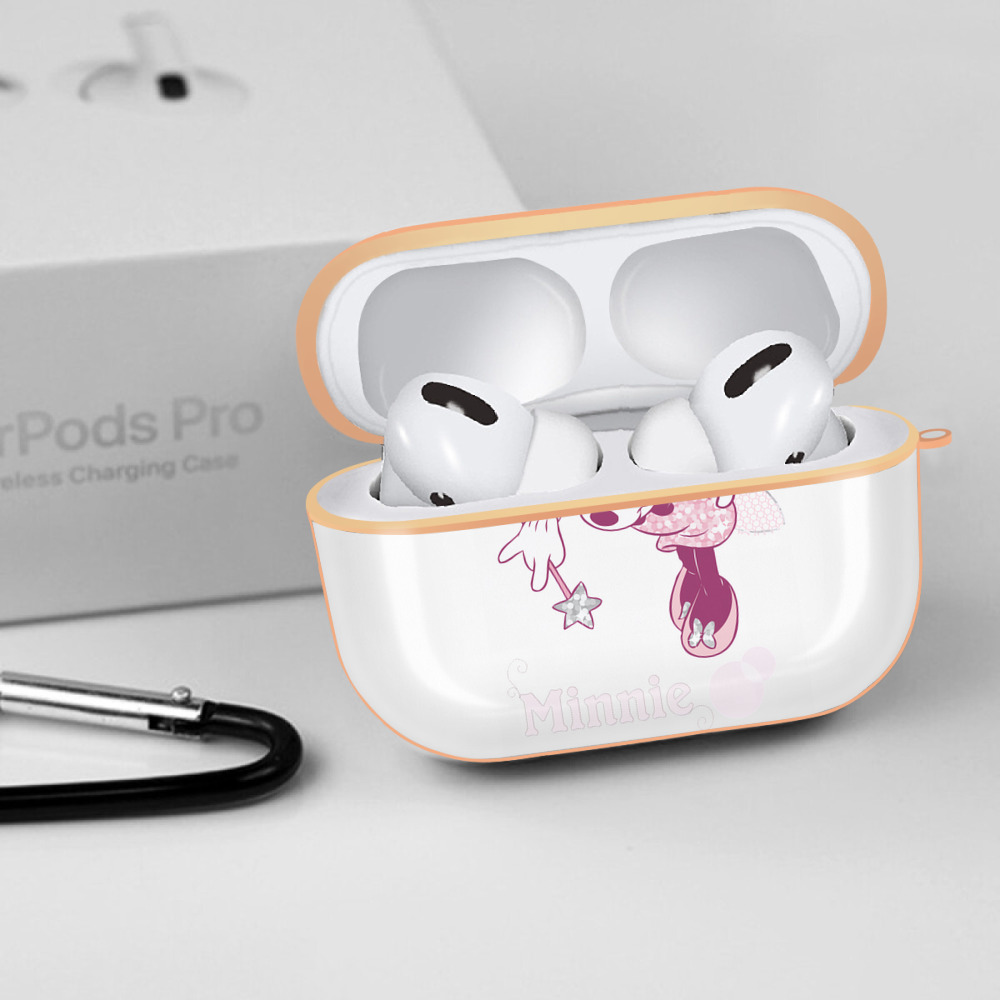 ミッキーマウス Mickey Mouse 【AirPods Pro用】ハードシェル保護ケース｜耐衝撃・防指紋・カラビナ付き商品仕様