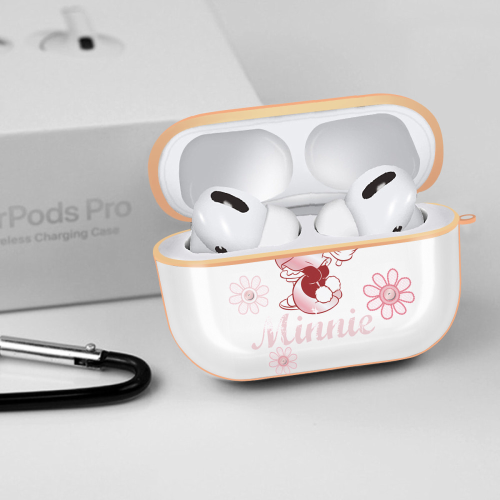 ミッキーマウス Mickey Mouse 【AirPods Pro用】ハードシェル保護ケース｜耐衝撃・防指紋・カラビナ付き商品仕様