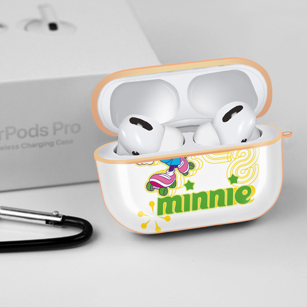ミッキーマウス Mickey Mouse 【AirPods Pro用】ハードシェル保護ケース｜耐衝撃・防指紋・カラビナ付き商品仕様