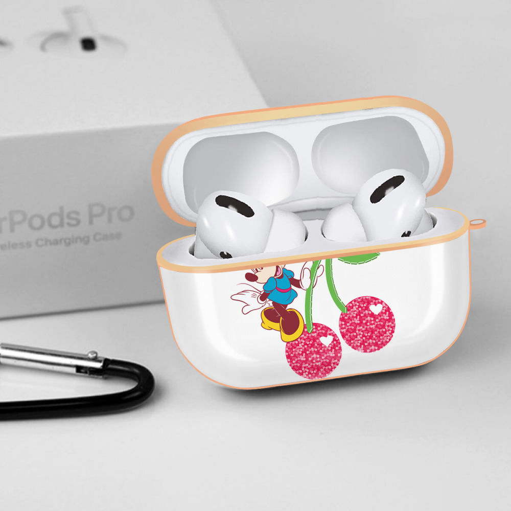 ミッキーマウス Mickey Mouse 【AirPods Pro用】ハードシェル保護ケース｜耐衝撃・防指紋・カラビナ付き商品仕様