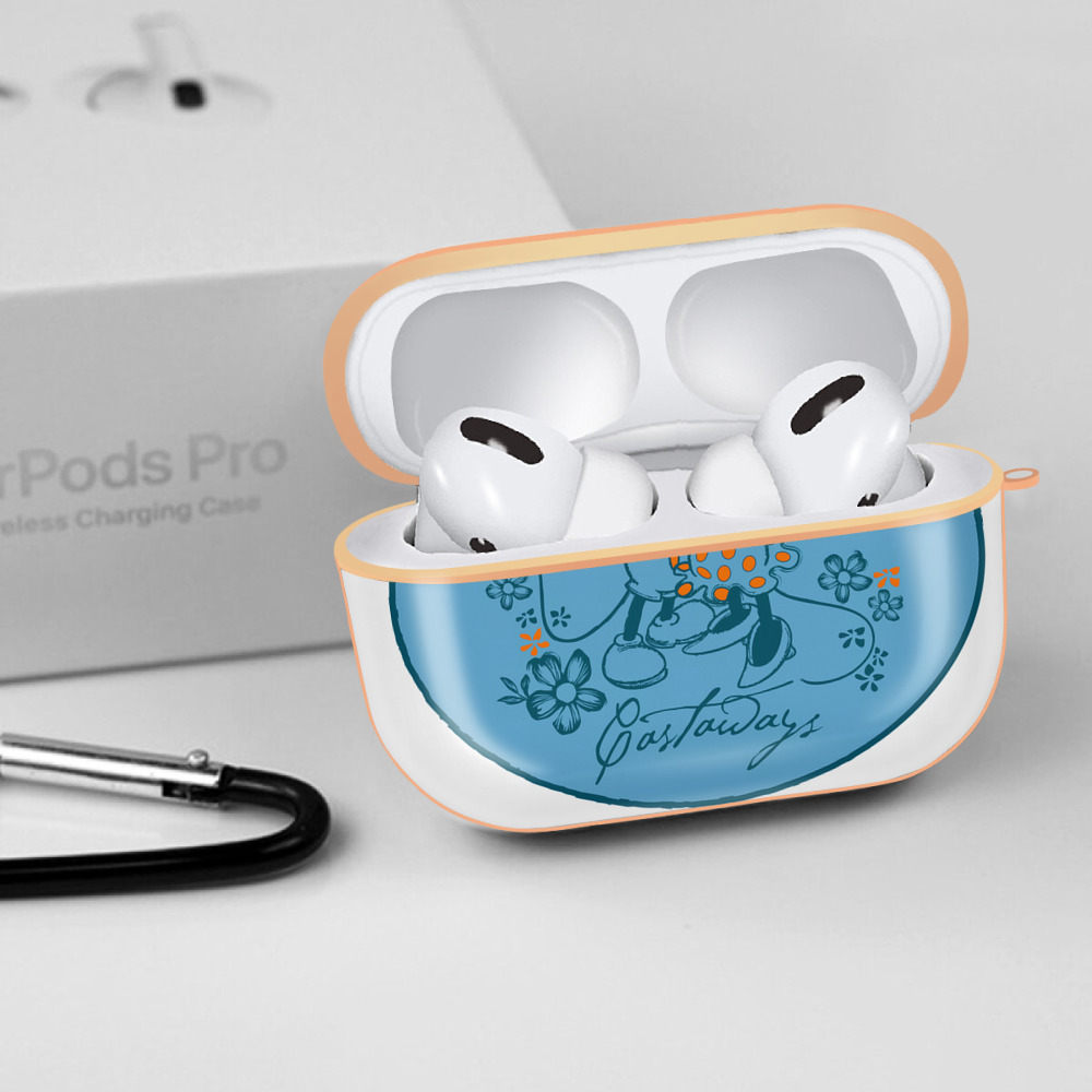 ミッキーマウス Mickey Mouse 【AirPods Pro用】ハードシェル保護ケース｜耐衝撃・防指紋・カラビナ付き商品仕様
