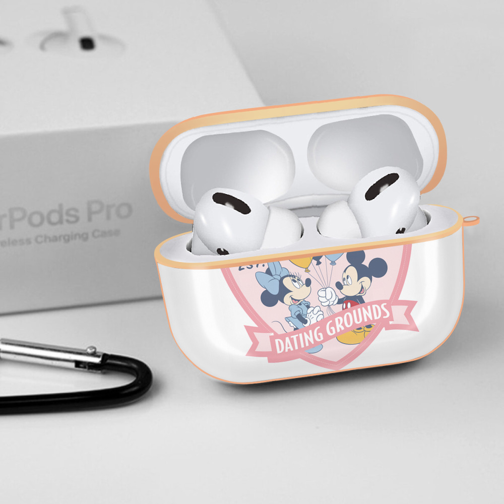 ミッキーマウス Mickey Mouse 【AirPods Pro用】ハードシェル保護ケース｜耐衝撃・防指紋・カラビナ付き商品仕様