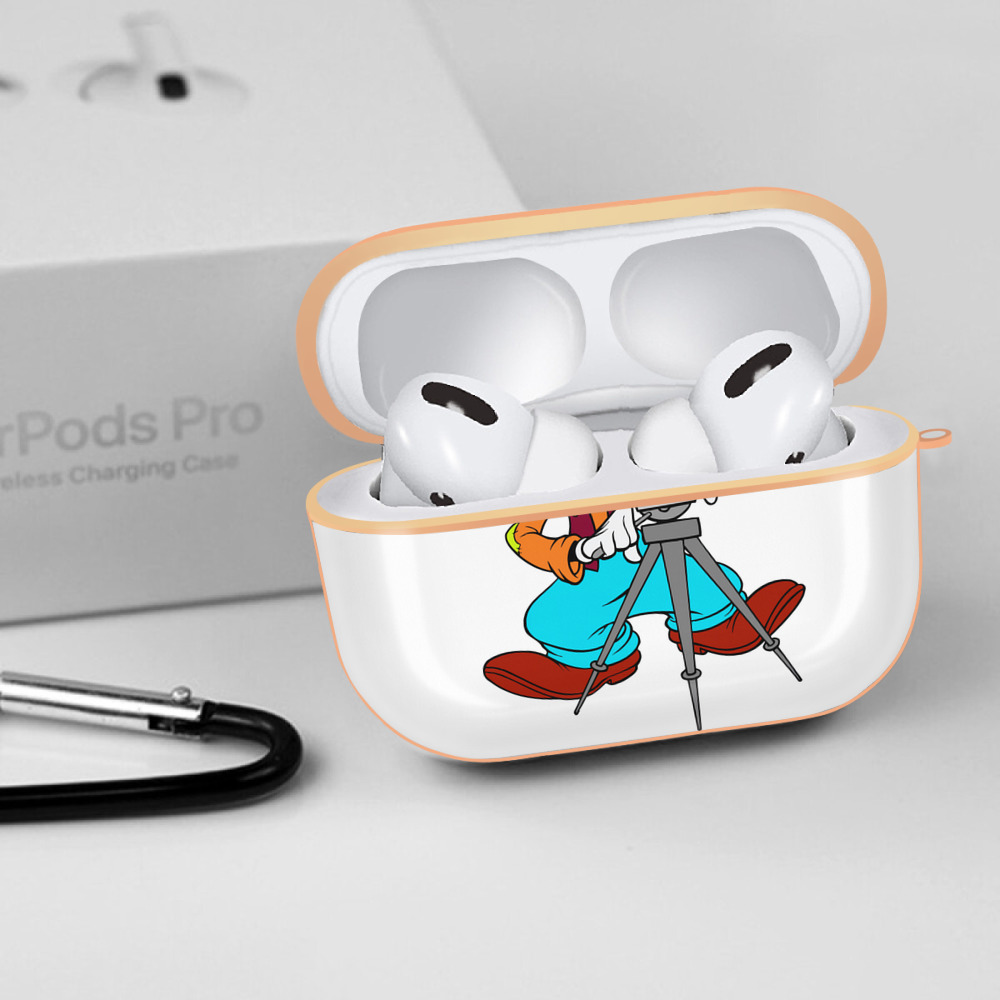 ミッキーマウス Mickey Mouse 【AirPods Pro用】ハードシェル保護ケース｜耐衝撃・防指紋・カラビナ付き商品仕様