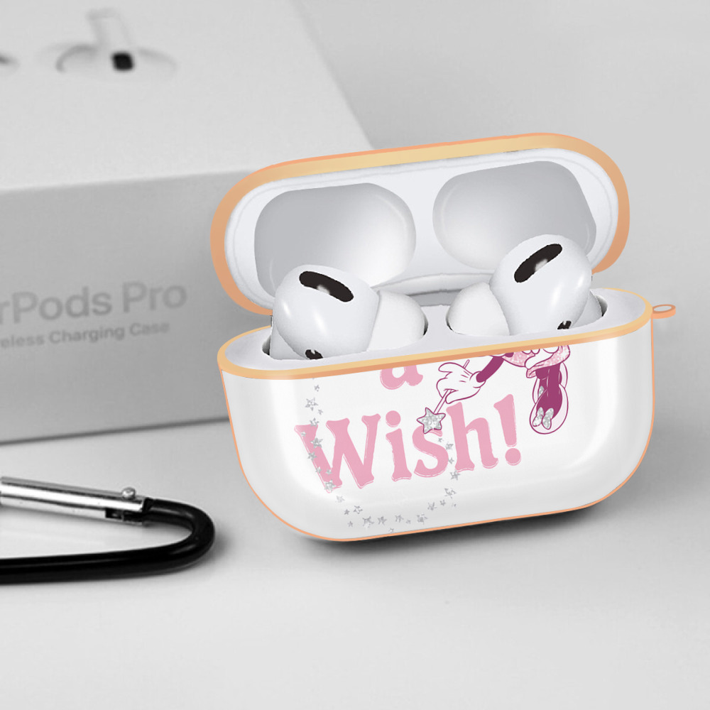ミッキーマウス Mickey Mouse 【AirPods Pro用】ハードシェル保護ケース｜耐衝撃・防指紋・カラビナ付き商品仕様
