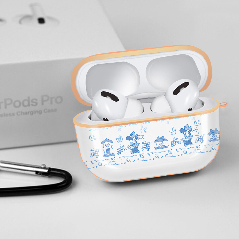 ミッキーマウス Mickey Mouse 【AirPods Pro用】ハードシェル保護ケース｜耐衝撃・防指紋・カラビナ付き商品仕様