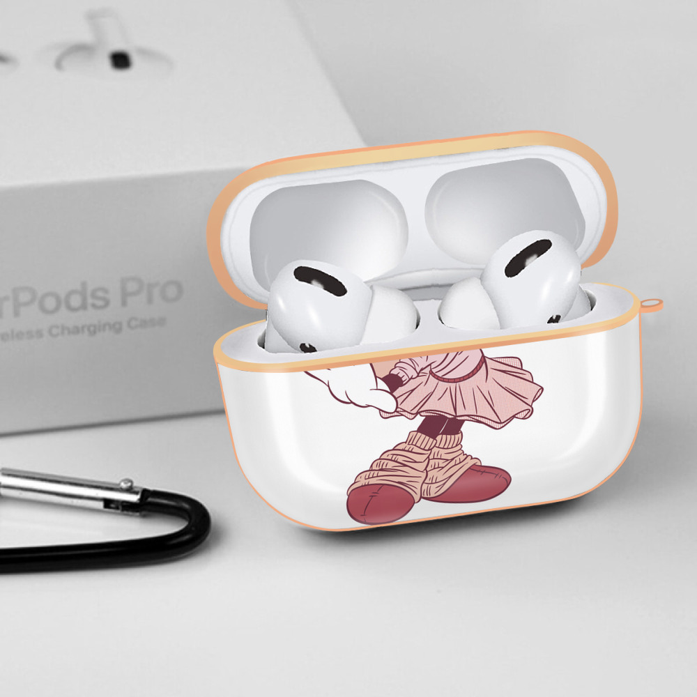 ミッキーマウス Mickey Mouse 【AirPods Pro用】ハードシェル保護ケース｜耐衝撃・防指紋・カラビナ付き商品仕様