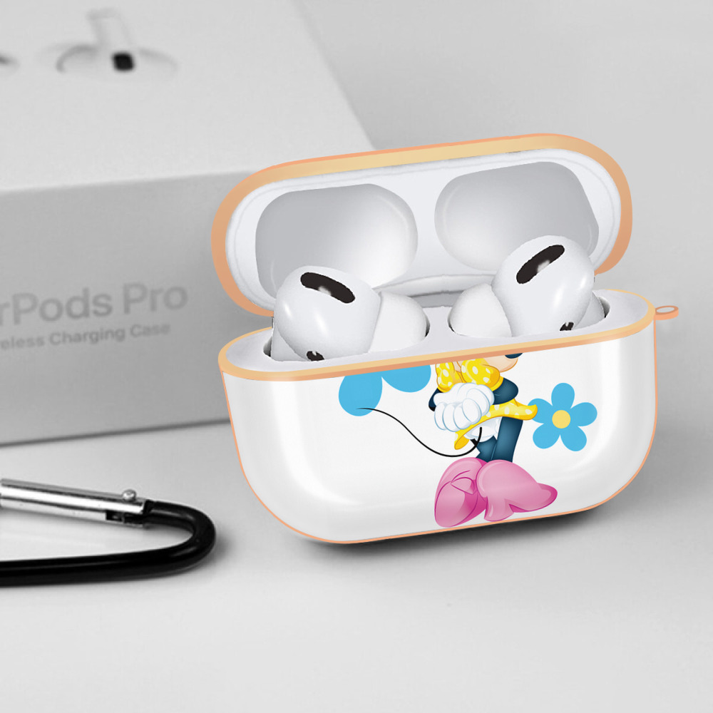 ミッキーマウス Mickey Mouse 【AirPods Pro用】ハードシェル保護ケース｜耐衝撃・防指紋・カラビナ付き商品仕様