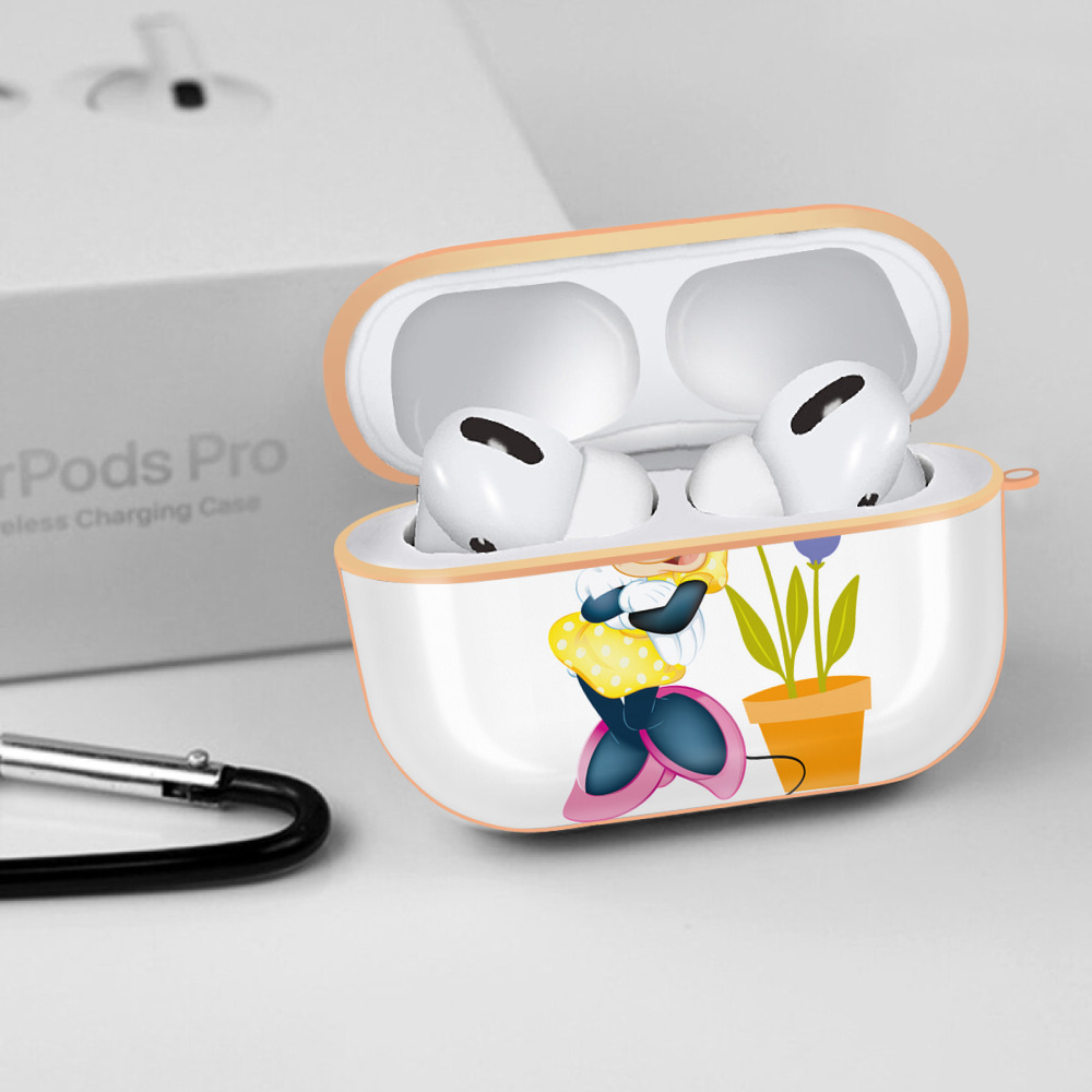 ミッキーマウス Mickey Mouse 【AirPods Pro用】ハードシェル保護ケース｜耐衝撃・防指紋・カラビナ付き商品仕様