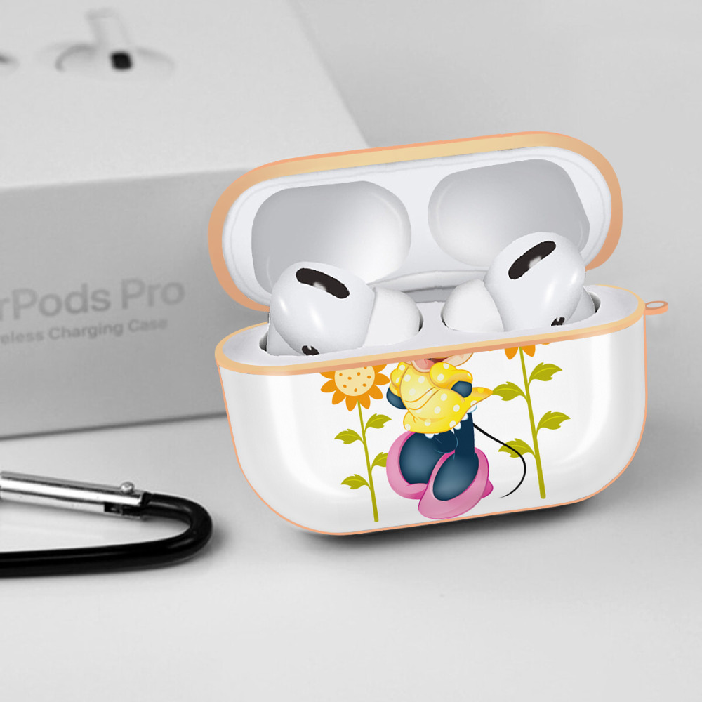 ミッキーマウス Mickey Mouse 【AirPods Pro用】ハードシェル保護ケース｜耐衝撃・防指紋・カラビナ付き商品仕様