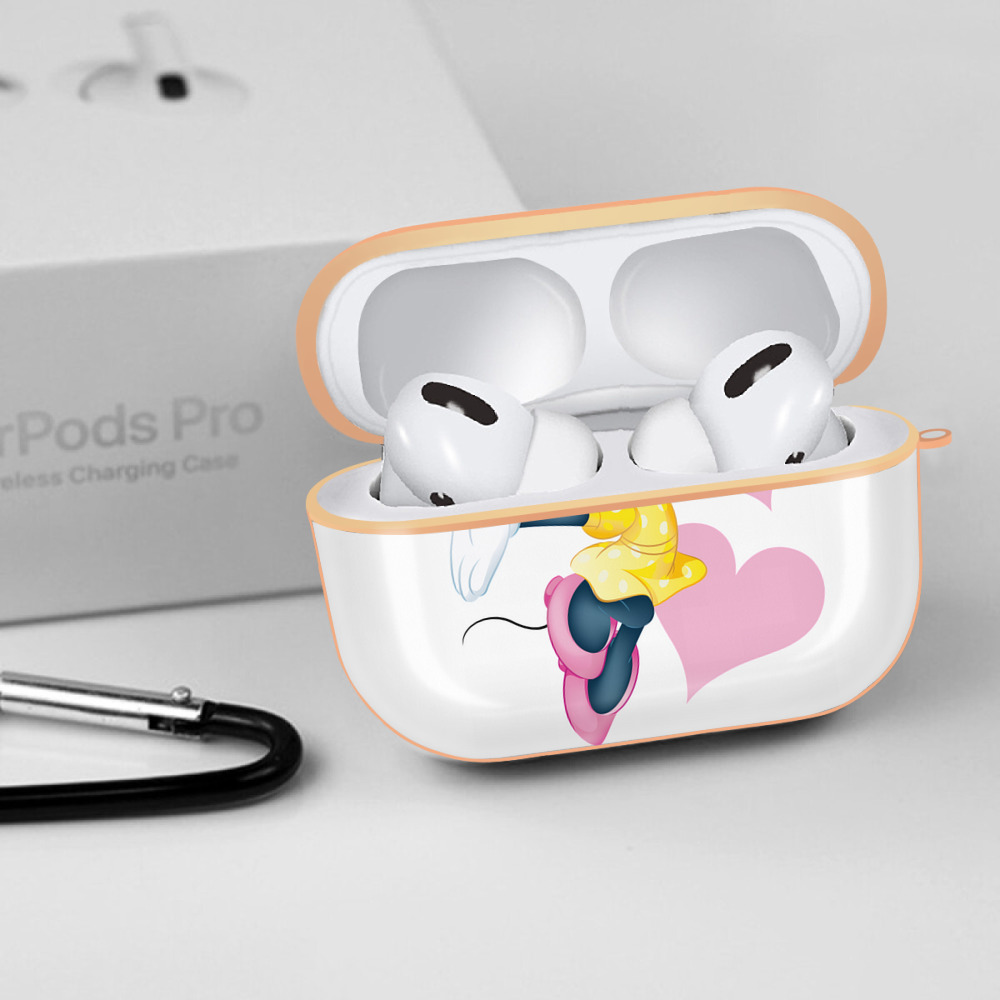 ミッキーマウス Mickey Mouse 【AirPods Pro用】ハードシェル保護ケース｜耐衝撃・防指紋・カラビナ付き商品仕様