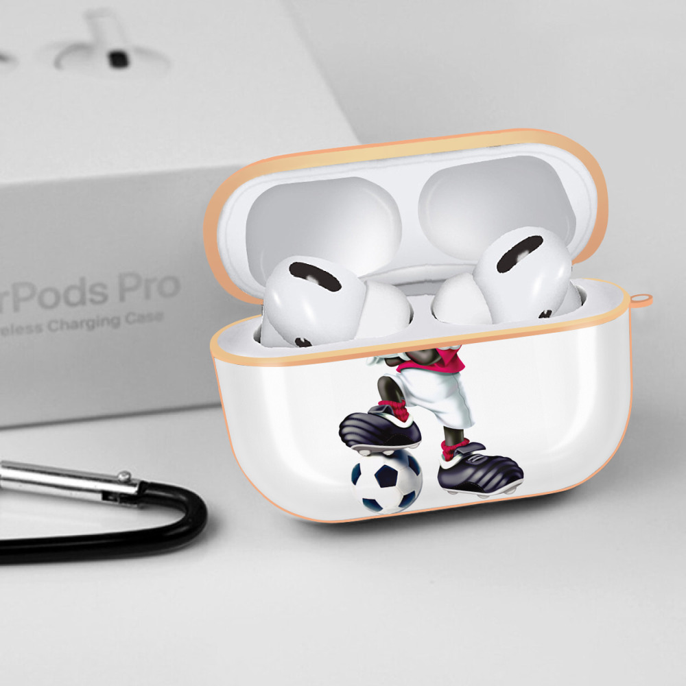 ミッキーマウス Mickey Mouse 【AirPods Pro用】ハードシェル保護ケース｜耐衝撃・防指紋・カラビナ付き商品仕様