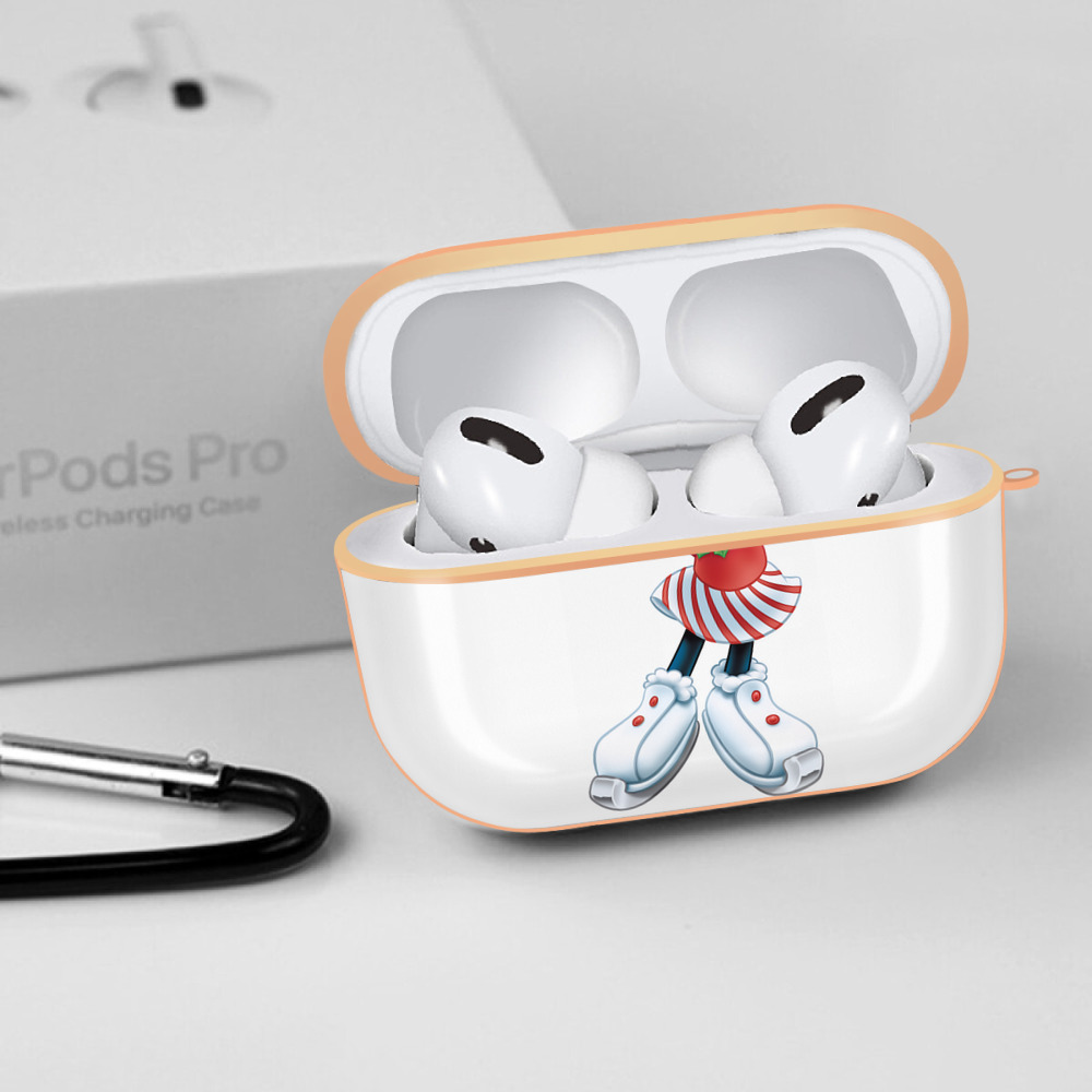ミッキーマウス Mickey Mouse 【AirPods Pro用】ハードシェル保護ケース｜耐衝撃・防指紋・カラビナ付き商品仕様