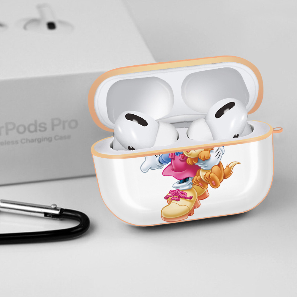 ミッキーマウス Mickey Mouse 【AirPods Pro用】ハードシェル保護ケース｜耐衝撃・防指紋・カラビナ付き商品仕様