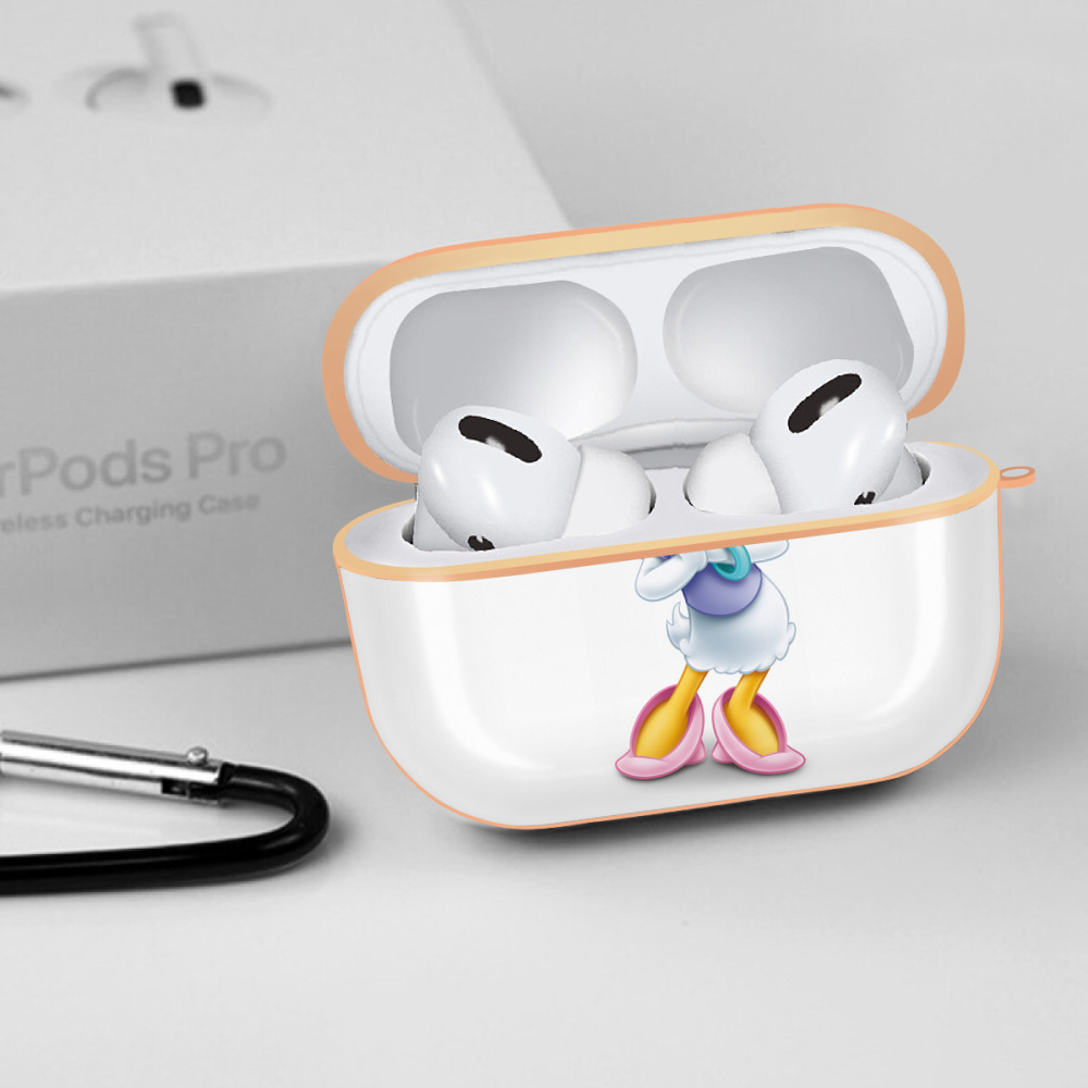 ミッキーマウス Mickey Mouse 【AirPods Pro用】ハードシェル保護ケース｜耐衝撃・防指紋・カラビナ付き商品仕様
