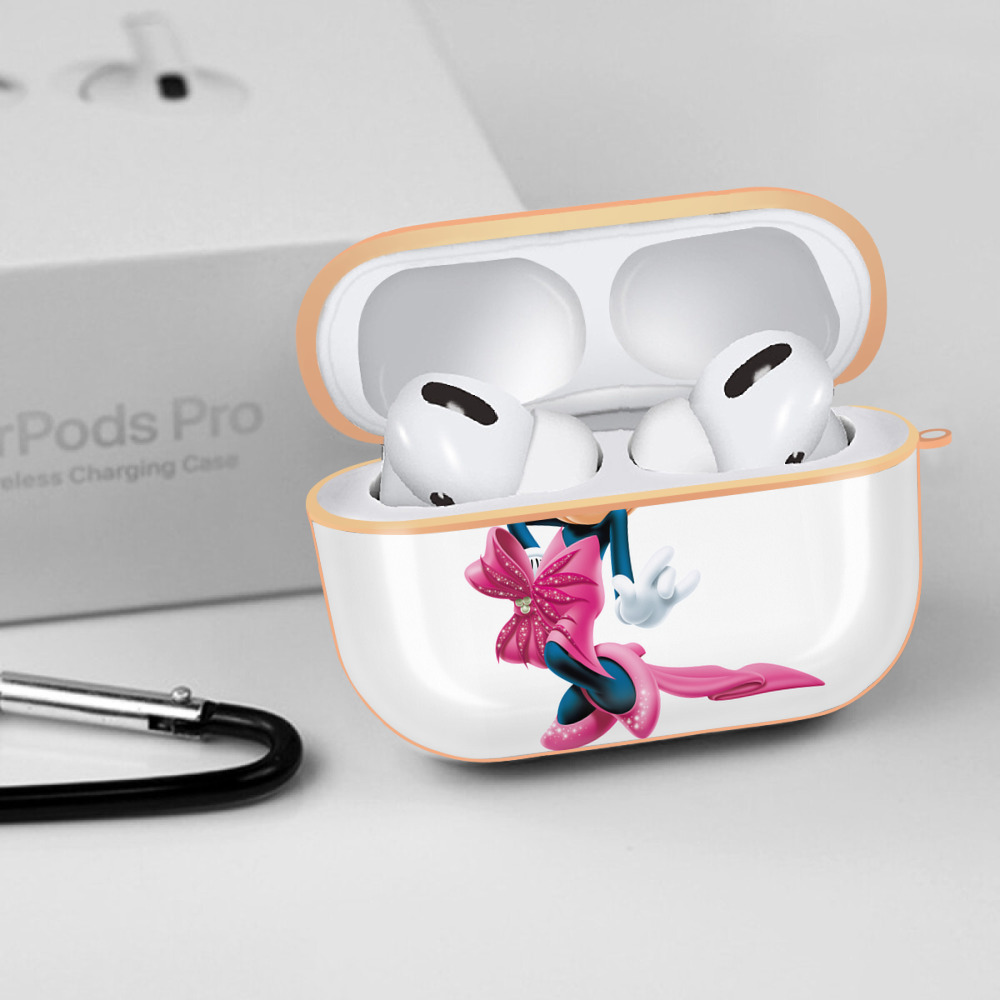 ミッキーマウス Mickey Mouse 【AirPods Pro用】ハードシェル保護ケース｜耐衝撃・防指紋・カラビナ付き商品仕様