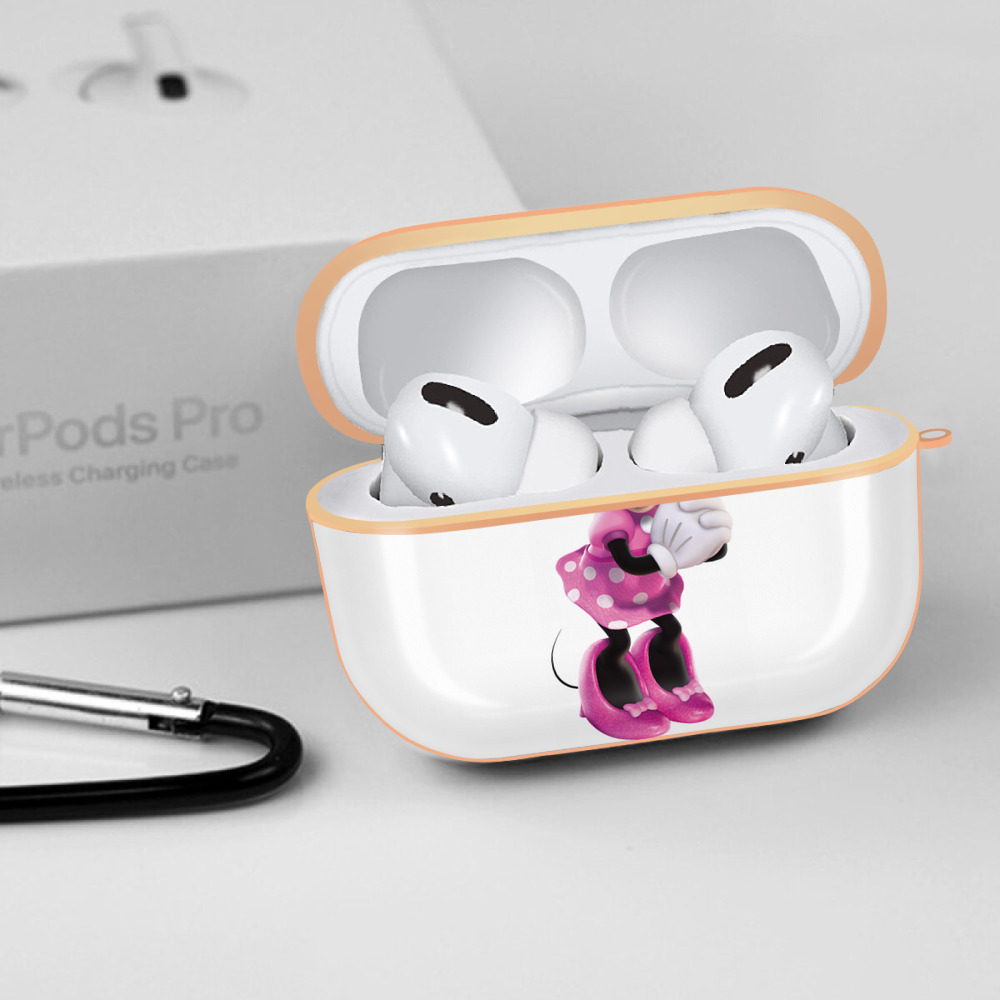 ミッキーマウス Mickey Mouse 【AirPods Pro用】ハードシェル保護ケース｜耐衝撃・防指紋・カラビナ付き商品仕様
